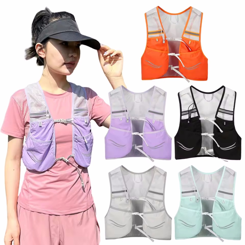 Running Hydration Vest - Reflecterend hardloopvest Hydratatie Running Borsttas Ultralight