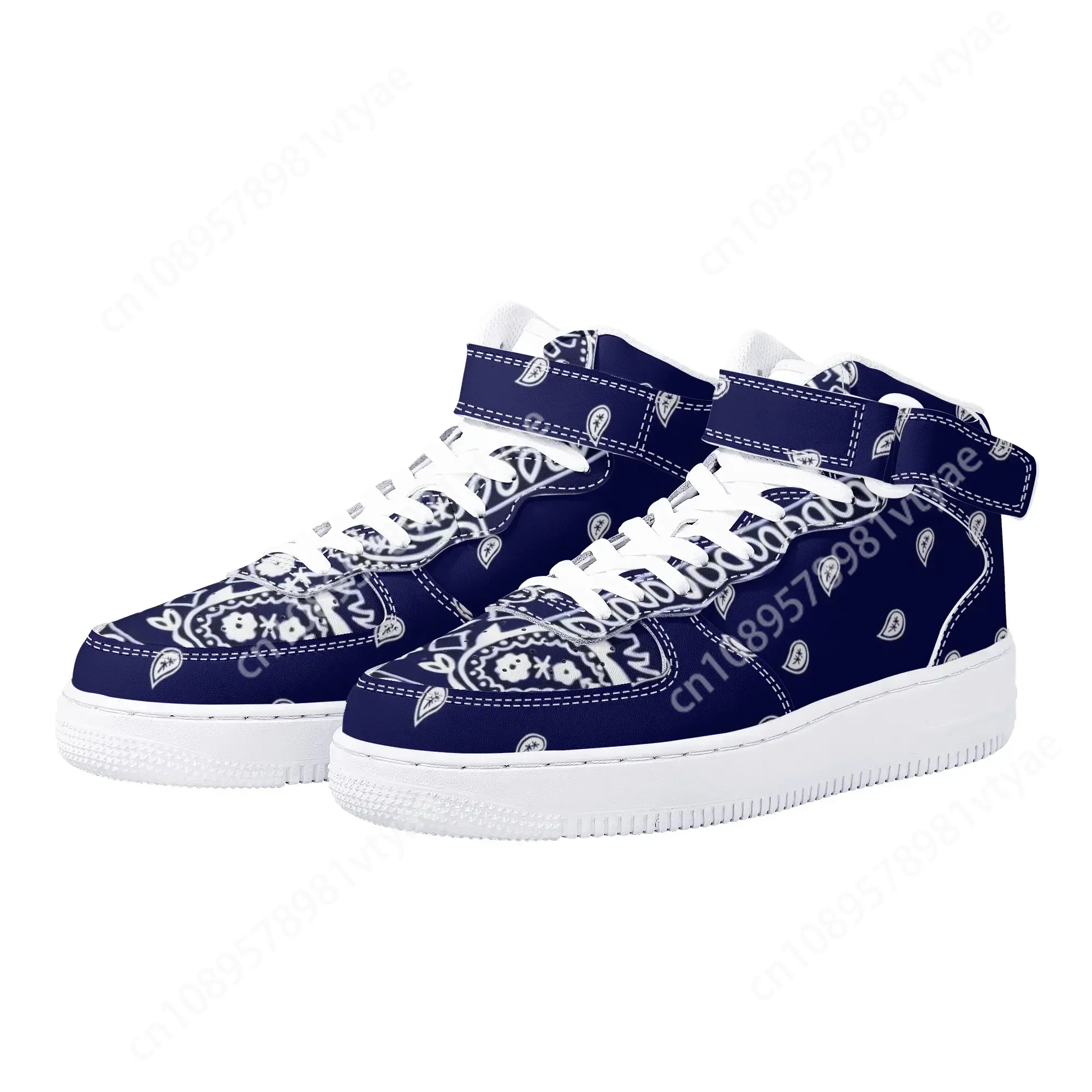 Running Gear Shoes - Nieuwkomers Bandana Print Heren Basketbal Sneakers