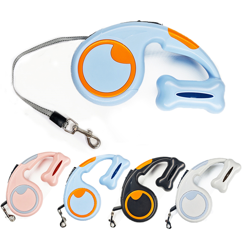 Running Gear Dog - 3m 5m Nylon Hondenriem Automatisch Intrekbaar