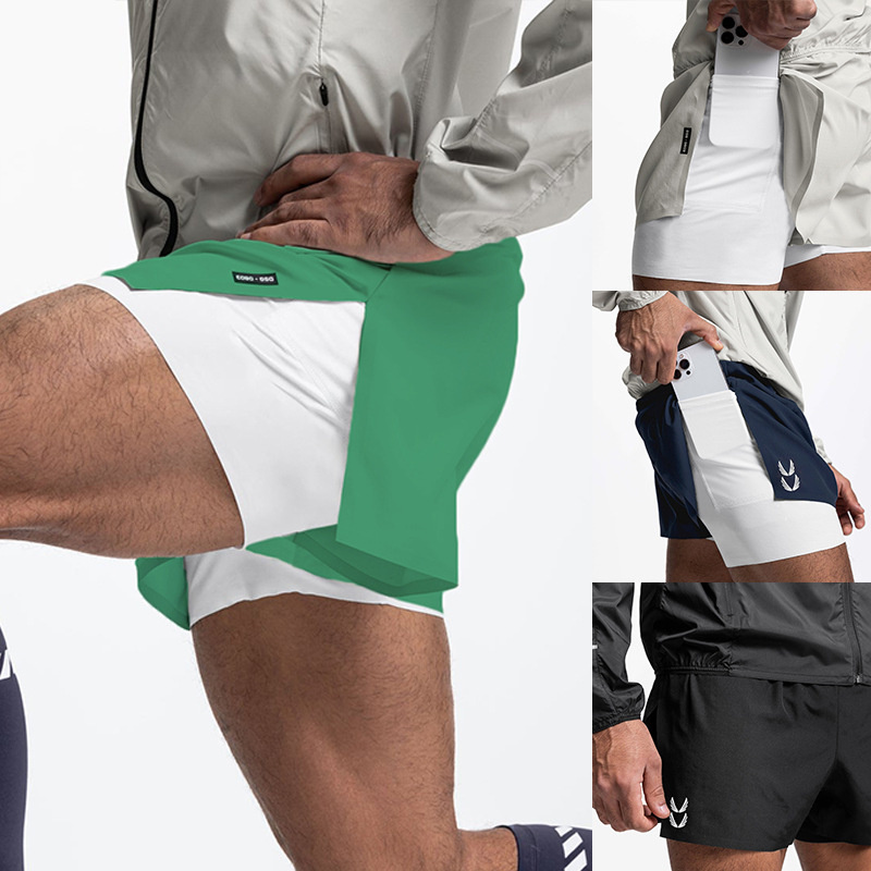 Ultragear Running - NIEUWE sportshorts heren 2-in-1 dubbeldeks shorts