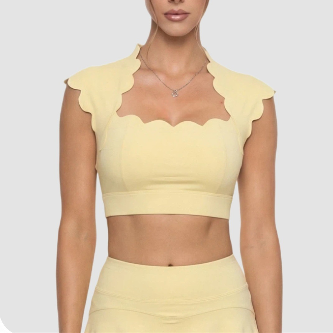 Running Gear Woman - Sportbeha met golvende rand voor dames,