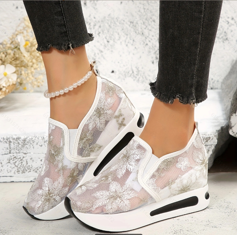 Running Gear Woman - Kant Flats Platform Vrouwen Sportschoenen Mesh