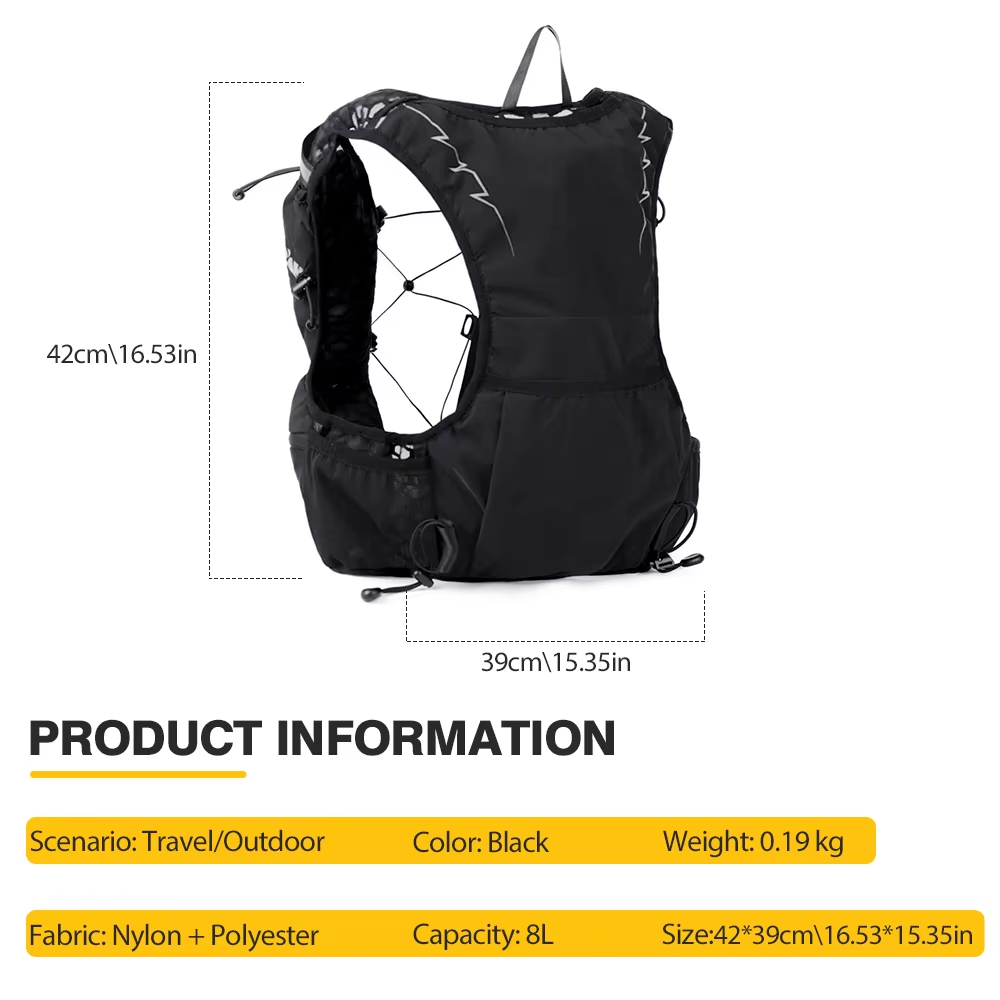 NEWBOLER Outdoor Trail Running - Running Hydration Vest recensie en prijs