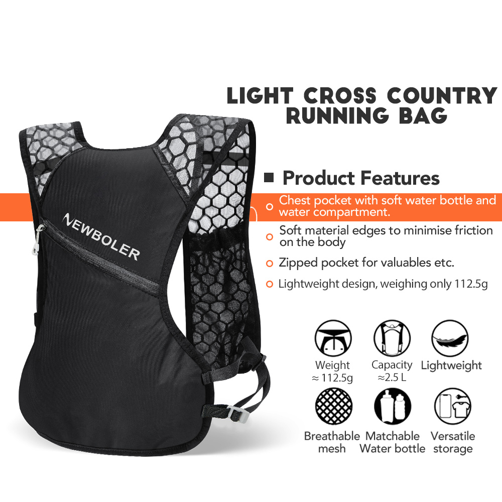 NEWBOLER Outdoor Trail Running - Running Hydration Vest recensie en prijs
