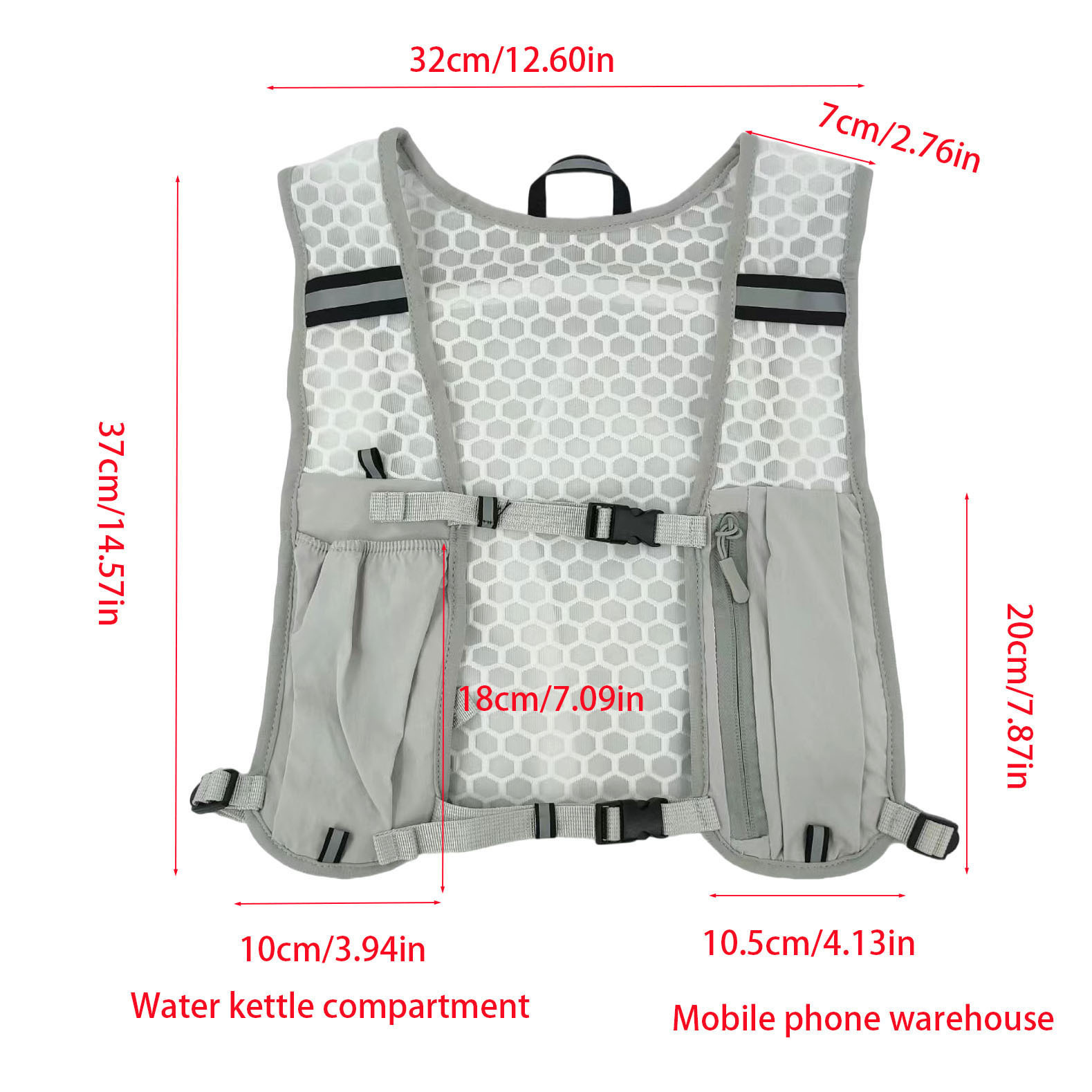 Unisex hardloopvest waterafsto - Running Hydration Vest recensie en prijs