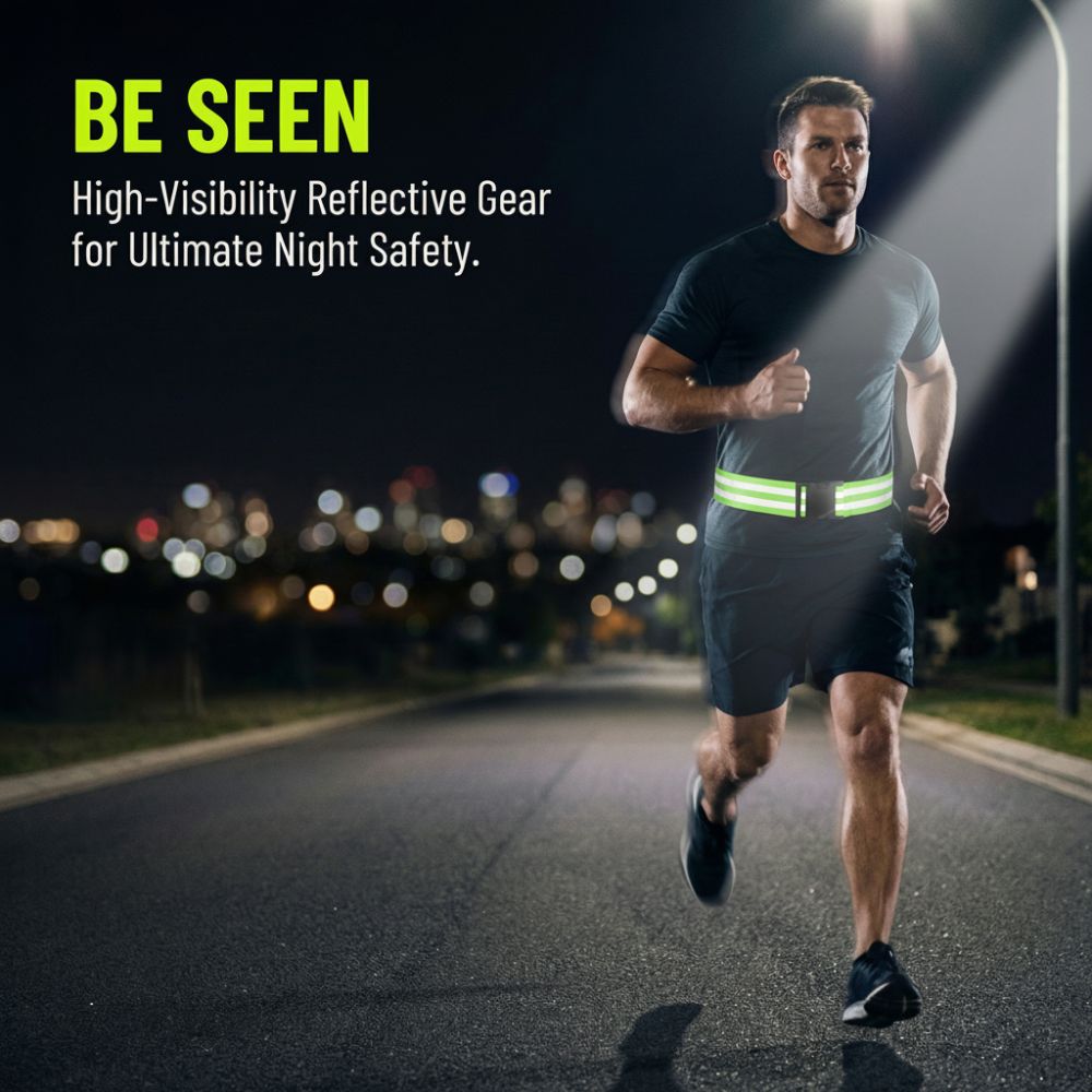 2 STUKS Rekbare reflecterende  - Running Gear Yellow recensie en prijs