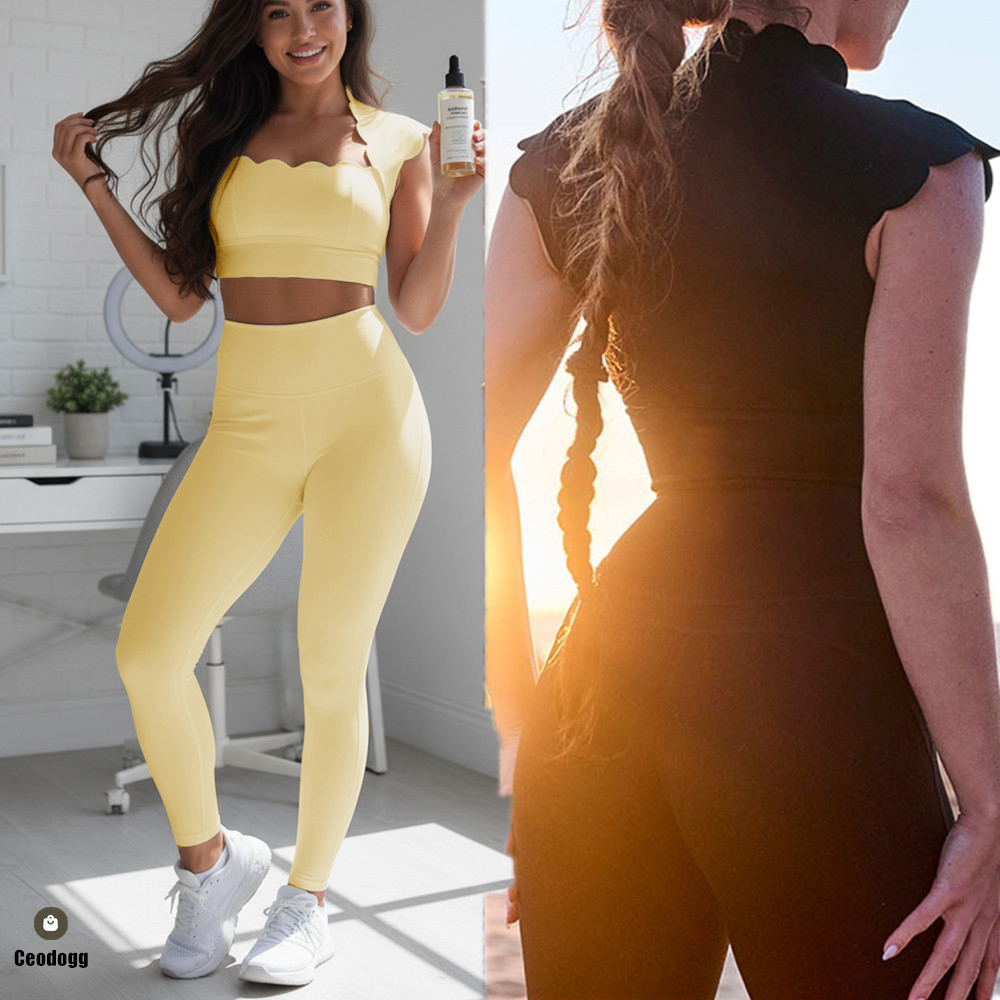 Sportbeha met golvende rand vo - Running Gear Woman recensie en prijs